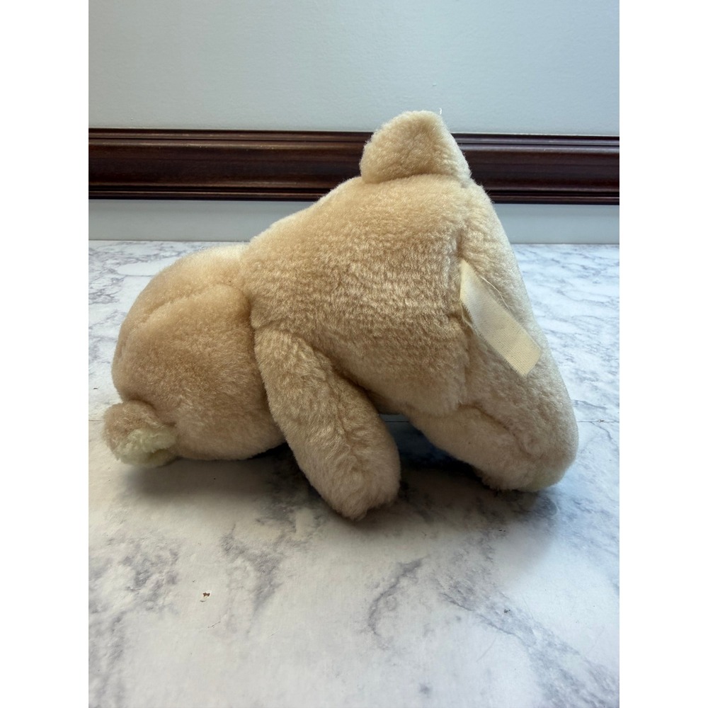 Vintage Honey Beige Plush Teddy Bear Soft Stuffed Animal Toy 7 Inch Small - Picture 6 of 9
